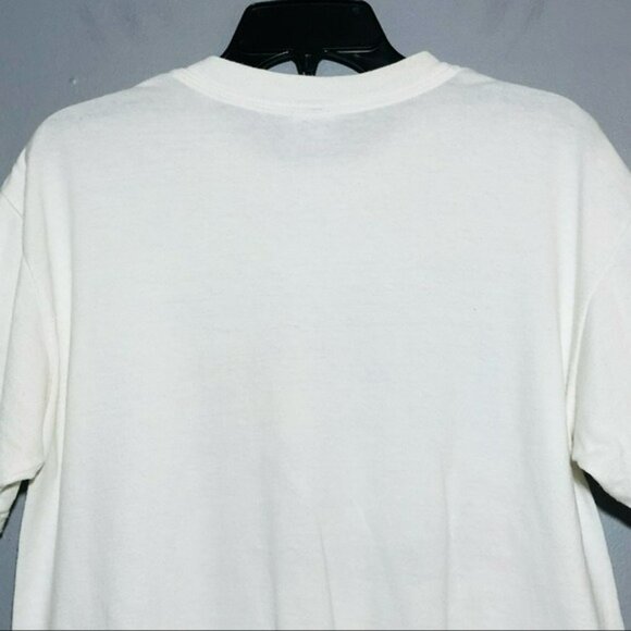 Gildan TShirt Men Sz M York Poquoson Sheriff Office Drug Freedom Eagle USA Flag - Picture 7 of 11